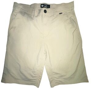 Hurley Boys Beige Shorts H20 Dri Swim Board Lightweight‎ Size 18